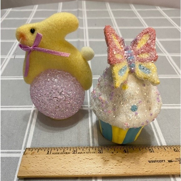 Mini Gifts Easter Basket Gift Spring Decor IKEA Cupcake Cute Plush Bunny Rabbit - Picture 4 of 6
